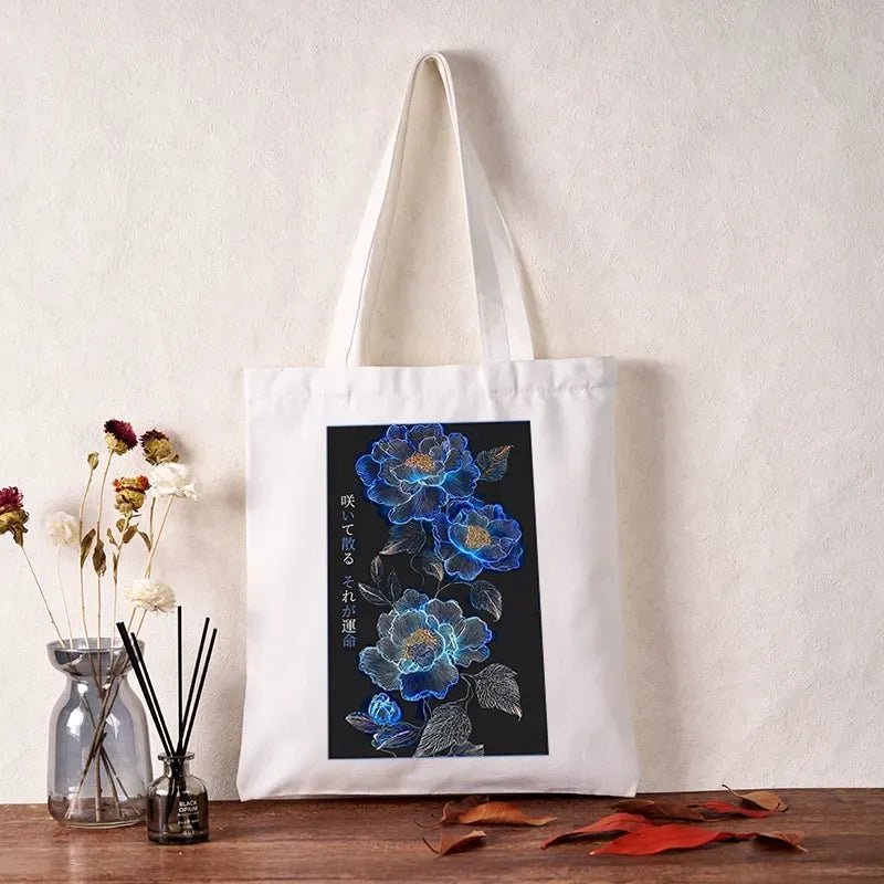 Japanese Canvas Tote Bag for Everyday