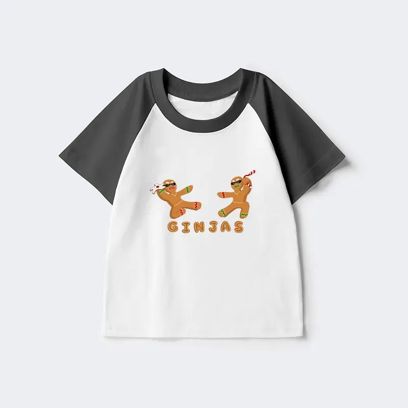Japanese Ninja Kids Raglan T-Shirt