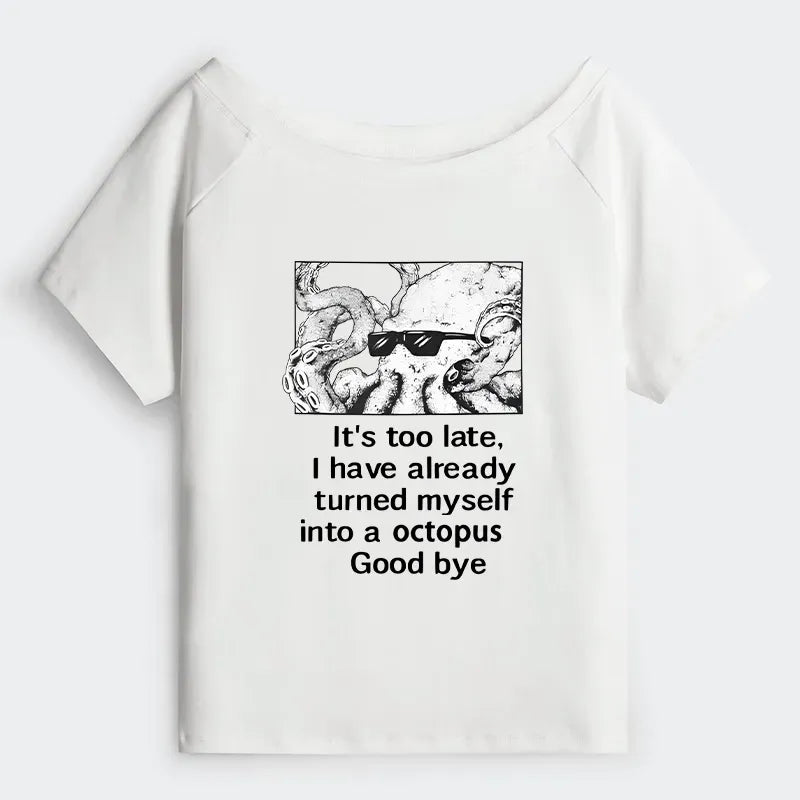 Funny Octopus Shirt Gift for Her