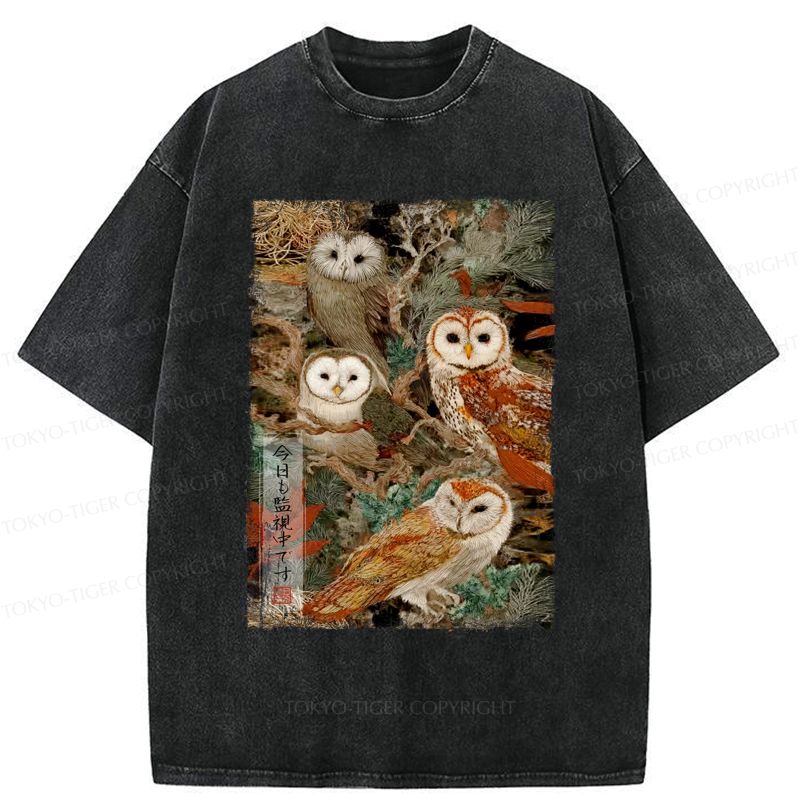 Japanese vintage owl t-shirt