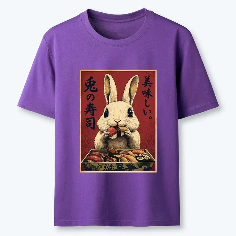 Classic Unisex Cotton T-Shirt with Japanese Art