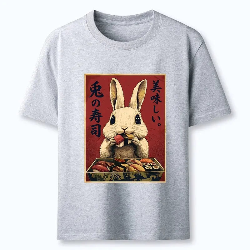 Classic Unisex Cotton T-Shirt with Japanese Art