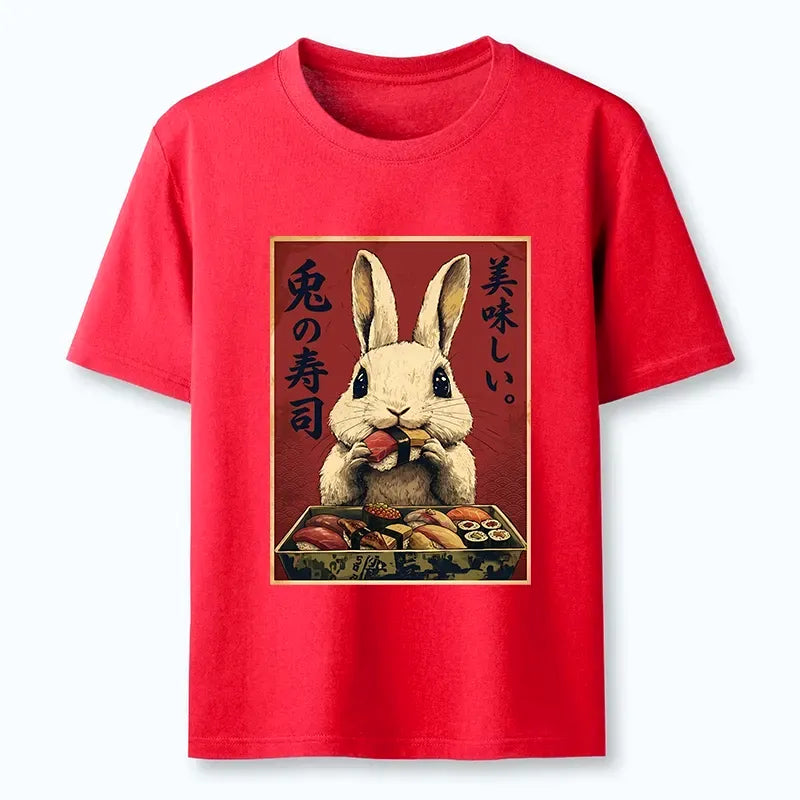 Classic Unisex Cotton T-Shirt with Japanese Art