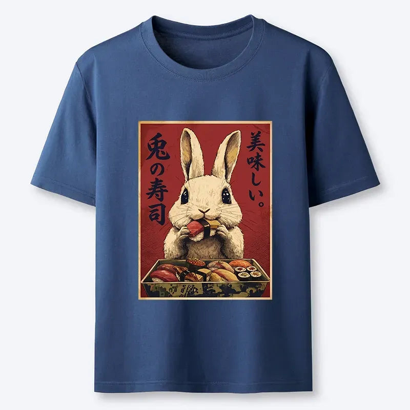 Classic Unisex Cotton T-Shirt with Japanese Art