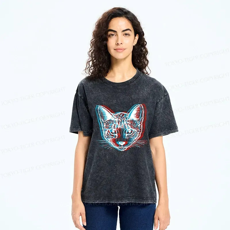 Washed Kyoto Lion Tee with Free Shipping