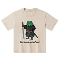 Kyoto-Lion Tired Frog Kids Washed T-Shirt