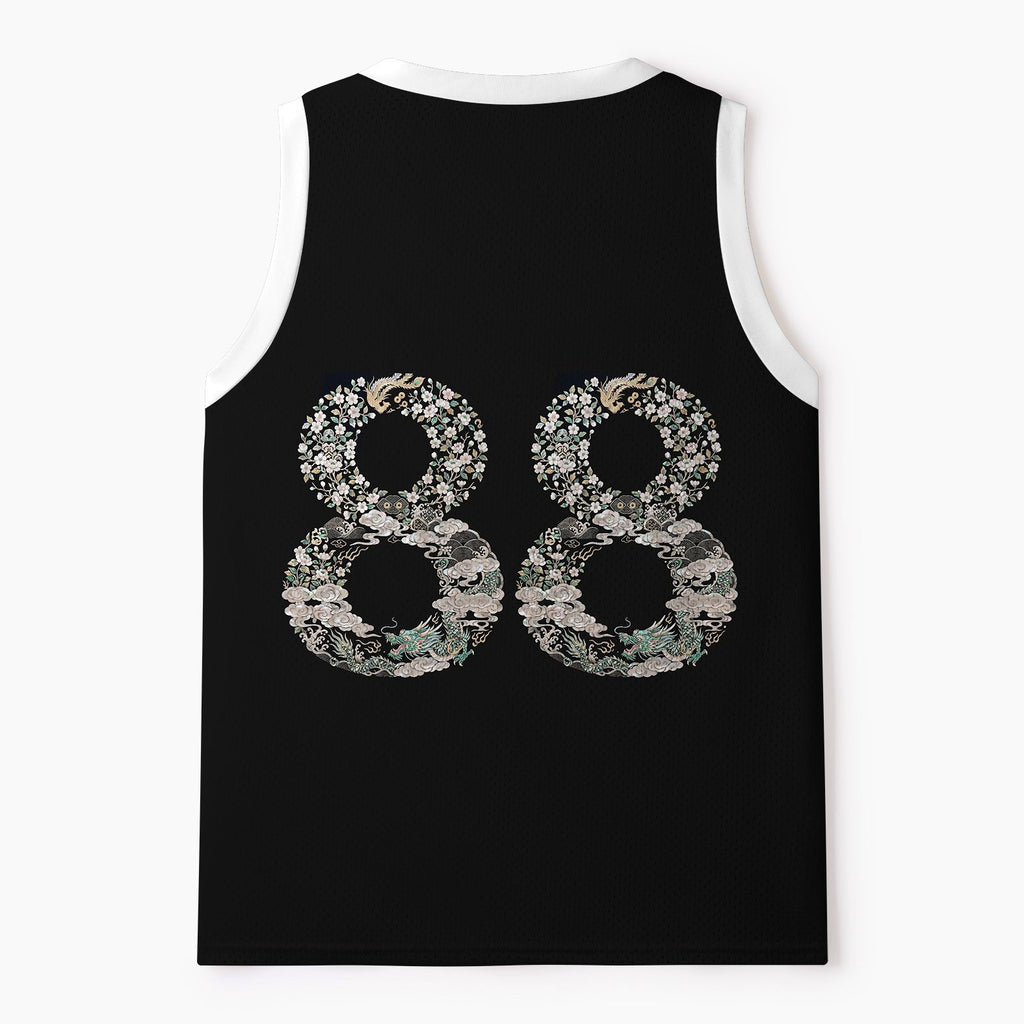 Kyoto-Lion Celestial Dragon Of The Storm Mesh Tank Top