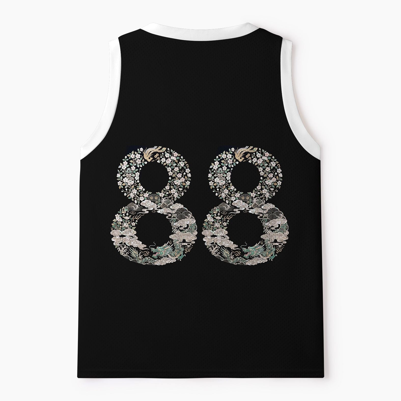 Kyoto-Lion Celestial Dragon Of The Storm Mesh Tank Top