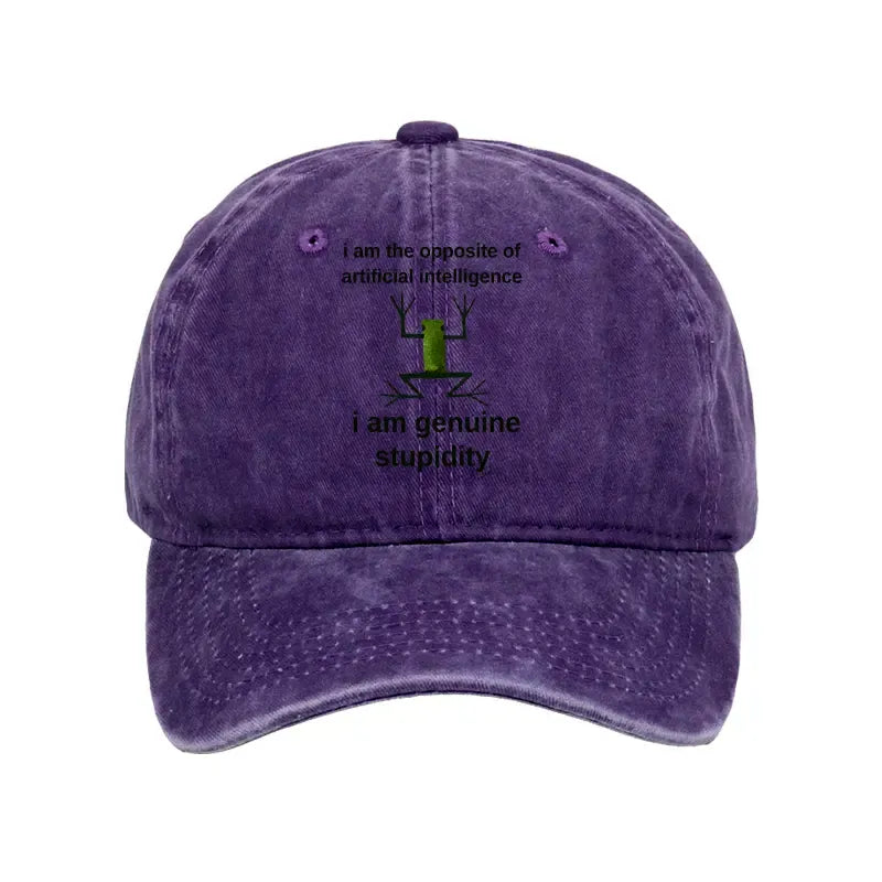 japanese washed frog meme cap
