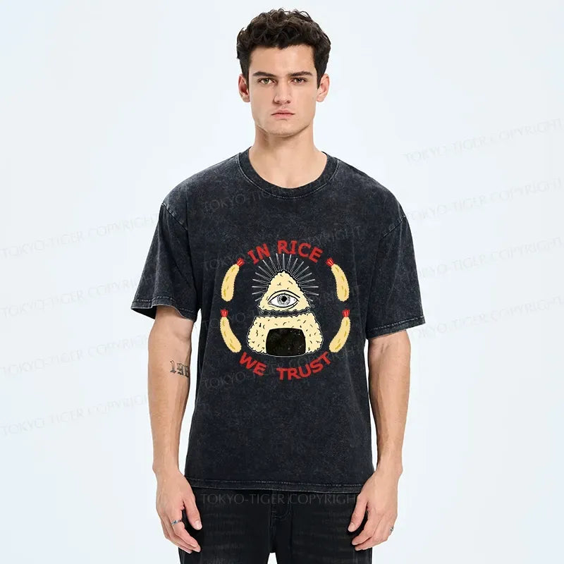 Kyoto Lion Trust In Rice Unisex Tee