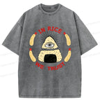 Kyoto-Lion Funny We Trust In Rice Washed T-Shirt