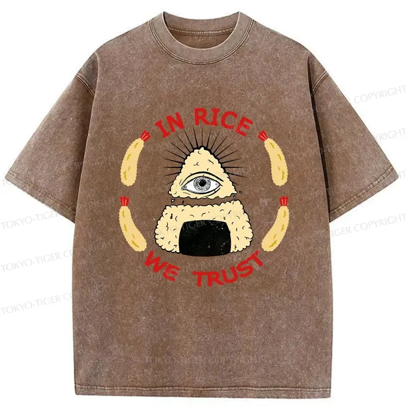 Funny Japanese Washed T-Shirt on Sale