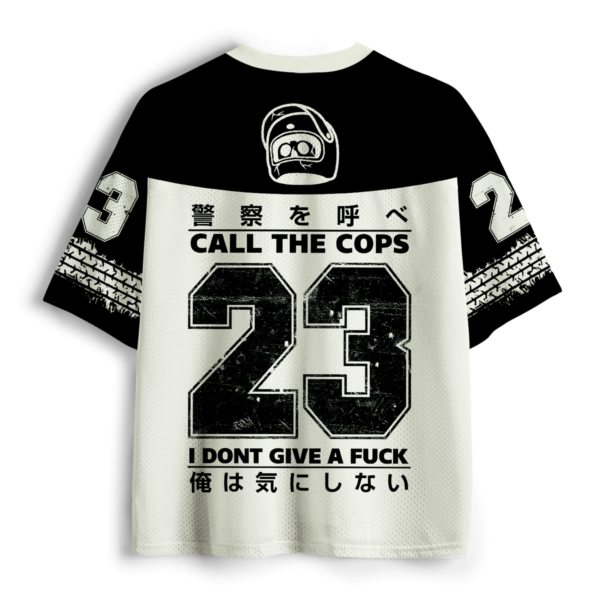 Kyoto-Lion Vintage Frog Biker Motorcycle Japanese Street #23 Mesh Jersey