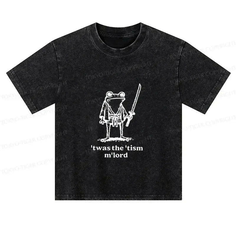 Japanese Samurai Frog Unisex Kids T-Shirt
