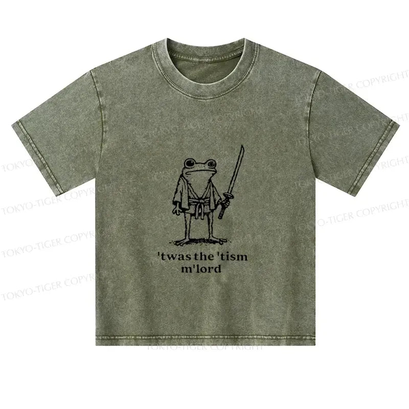 Japanese Samurai Frog Unisex Kids T-Shirt