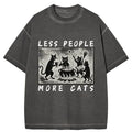 Kyoto-Lion Cat Sacrifice Ceremony Gradient Washed T-Shirt