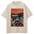 Moo Deng Washed T-Shirt for Cosplay