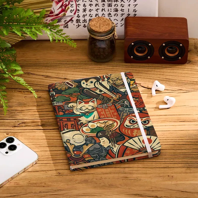 Japanese traditional notebook for travel planning