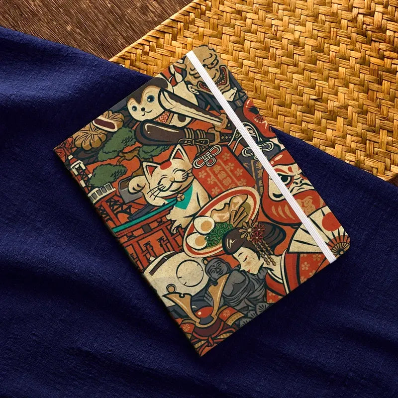 Kyoto-Lion Japanese Traditional Elements Notebook
