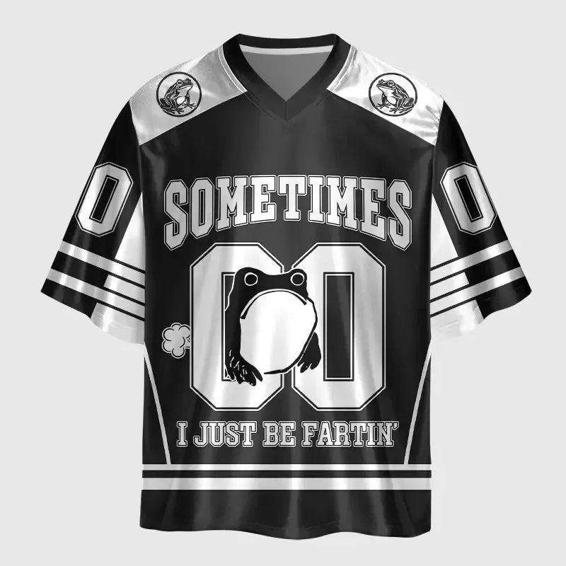 Funny Frog Oversized Jersey for Game Day