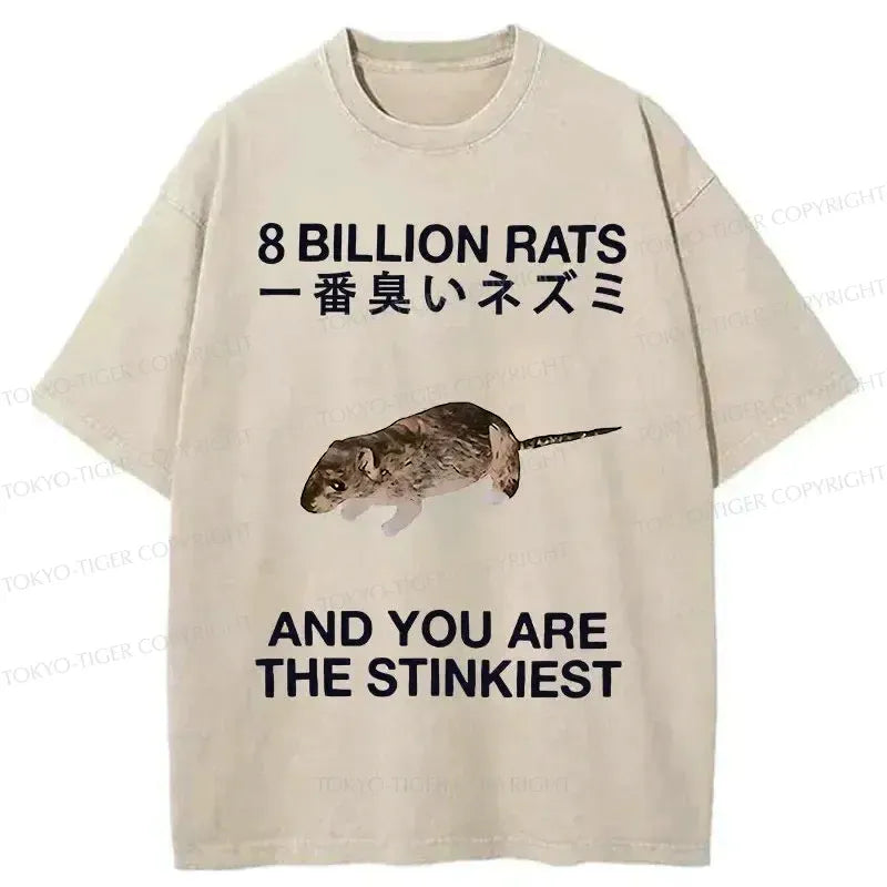 japanese vintage rat t-shirt for men