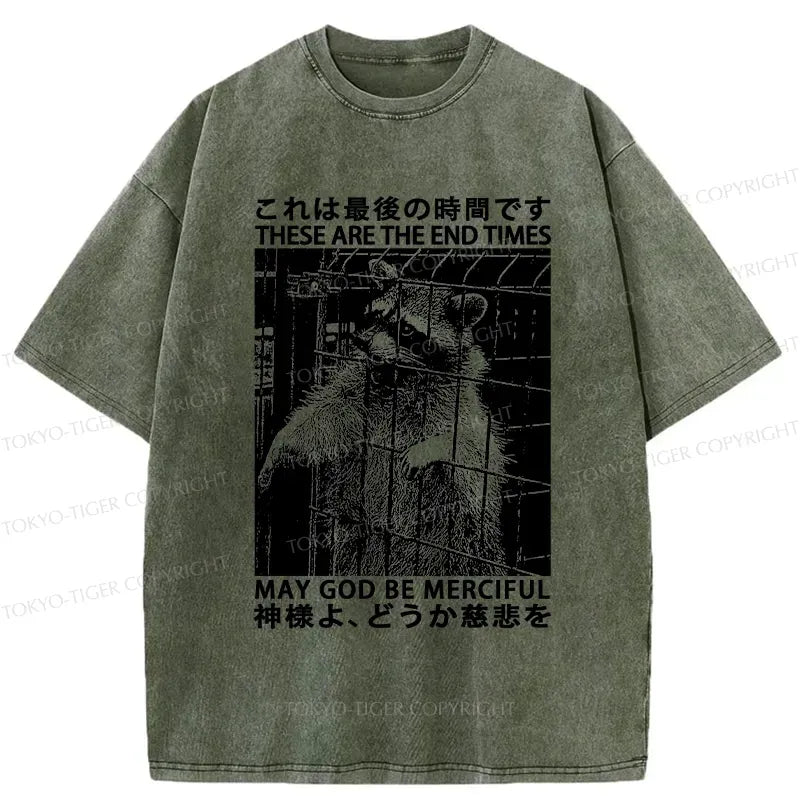 Kyoto-Lion May God Be Merciful Washed T-Shirt