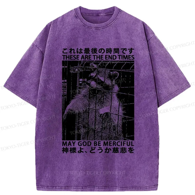 Kyoto-Lion May God Be Merciful Washed T-Shirt