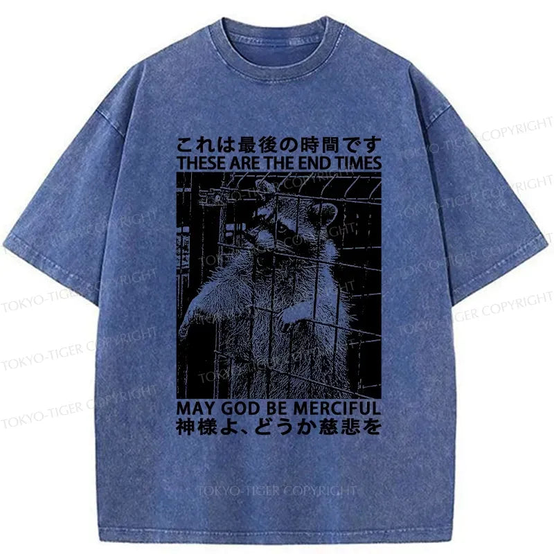 Kyoto-Lion May God Be Merciful Washed T-Shirt