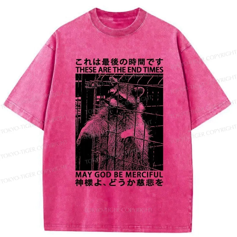 Kyoto-Lion May God Be Merciful Washed T-Shirt