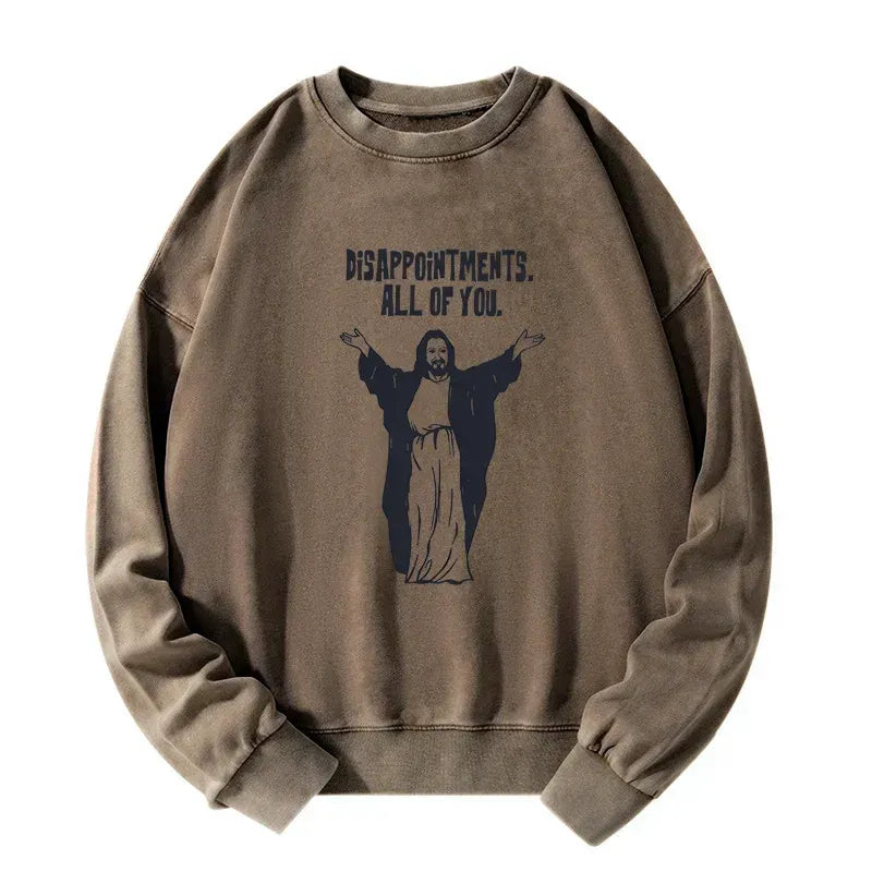 Japanese Washed Sweatshirt for Streetwear