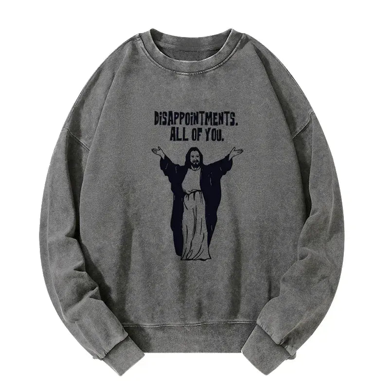Japanese Washed Sweatshirt for Streetwear