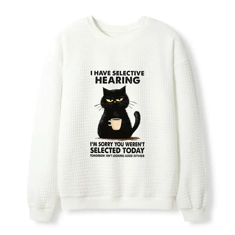 Japanese Waffle Sweatshirt for Daily Wear