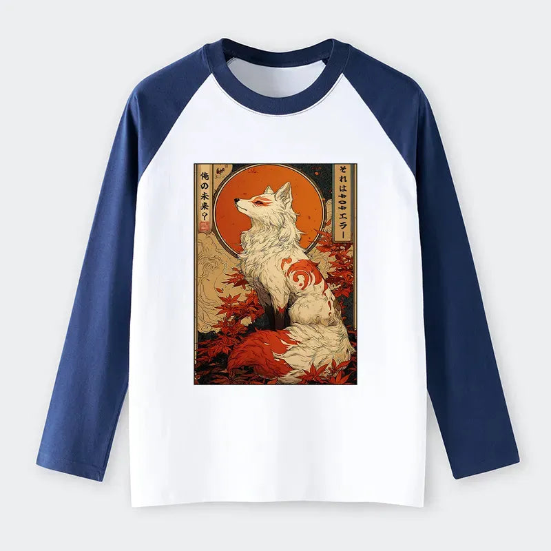 Kyoto Lion Long Sleeve Unisex Tee
