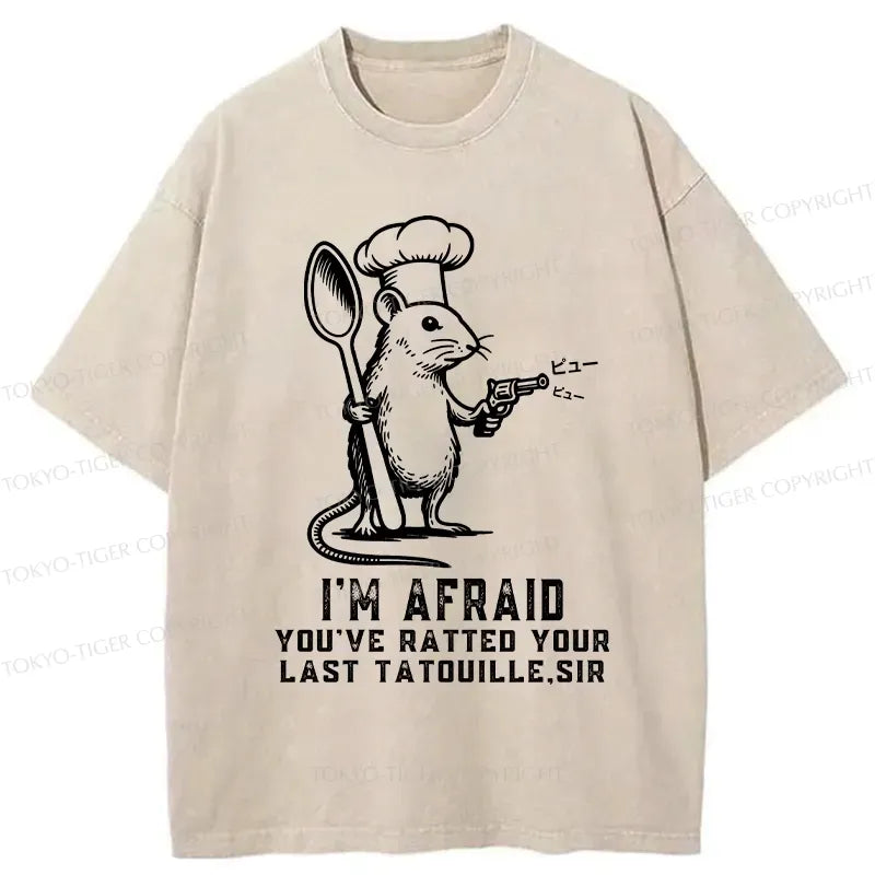 Kyoto-Lion Rat Warning Tee for Streetwear