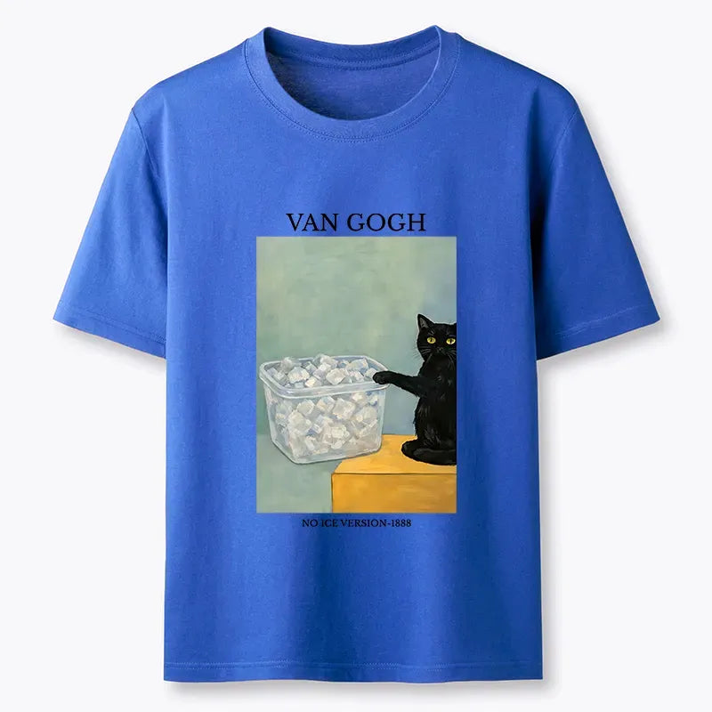 Ukiyo-e Cat Spilled Ice T-Shirt Gift Idea