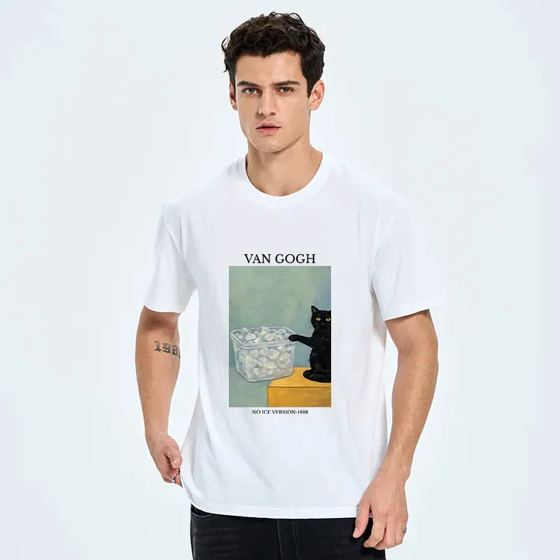 Kyoto-Lion Cat Spilled The Ice Classic T-Shirt