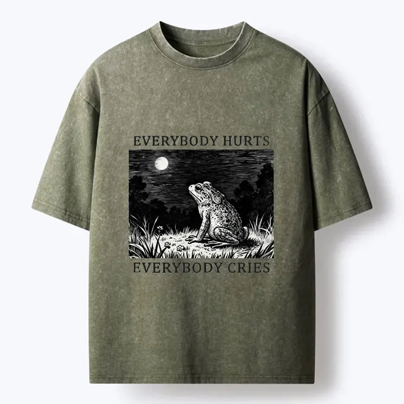 Kyoto-Lion Unisex Washed T-Shirt Gift for Her