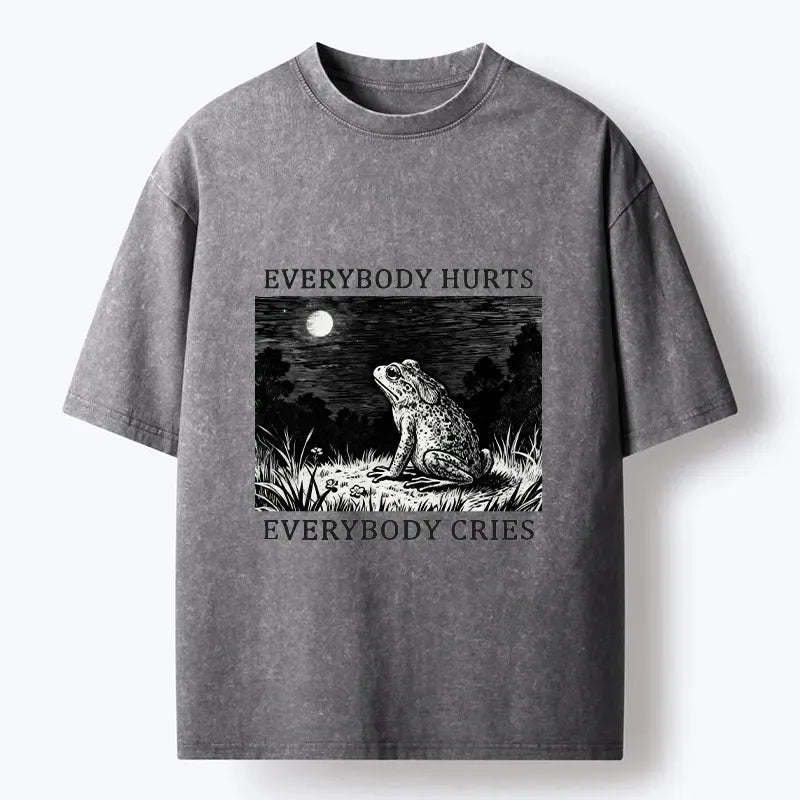 Kyoto-Lion Unisex Washed T-Shirt Gift for Her