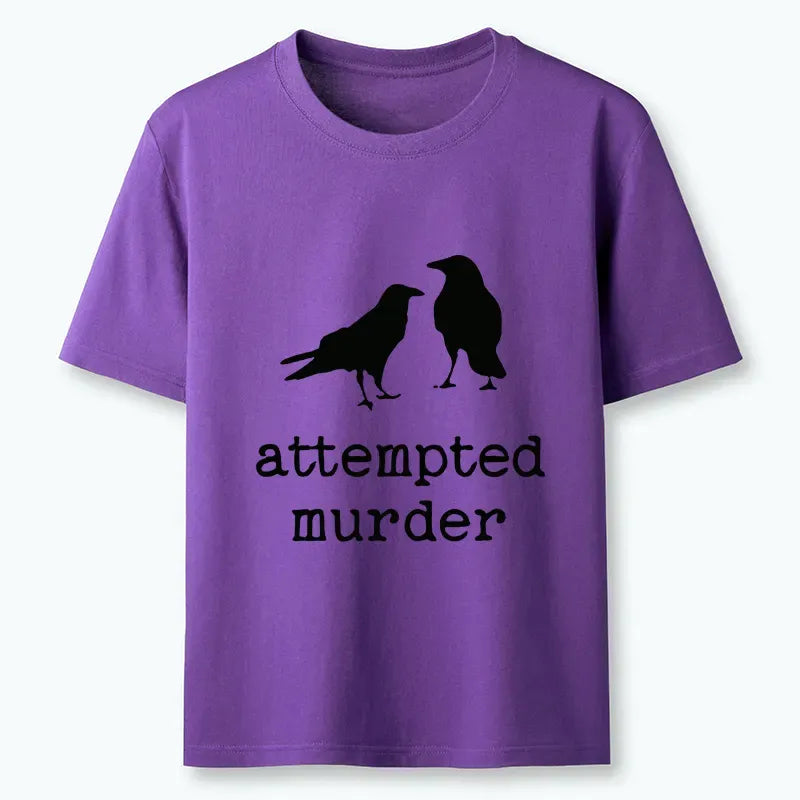 Crow design t-shirt gift for him