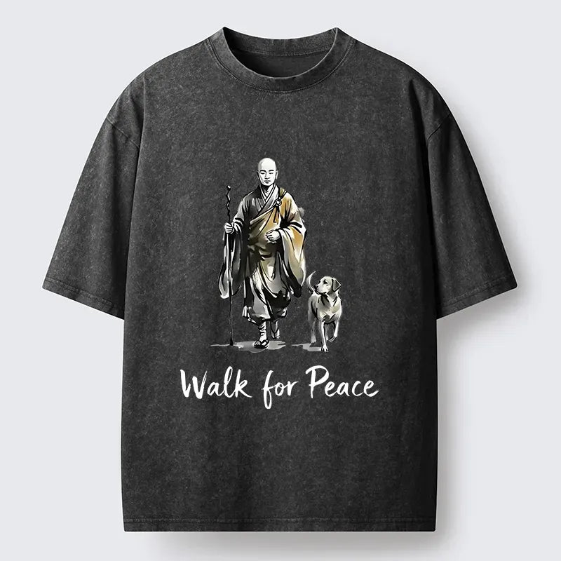 Japanese Vintage Washed T-Shirt Free Shipping