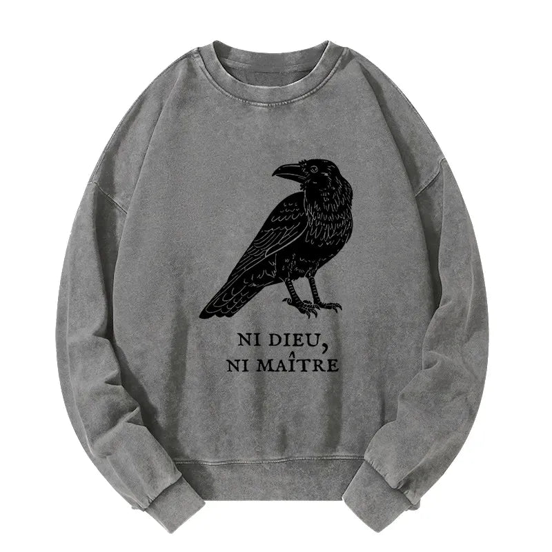 Funny Crow Sweatshirt as Gift Idea