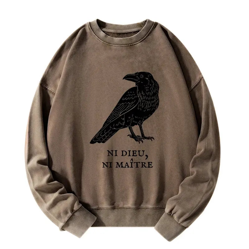Funny Crow Sweatshirt as Gift Idea