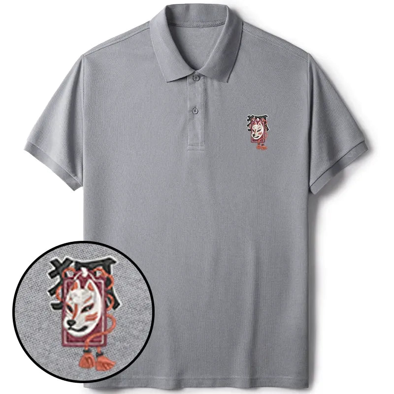 Best Seller Japanese Fox Mask Polo Shirt