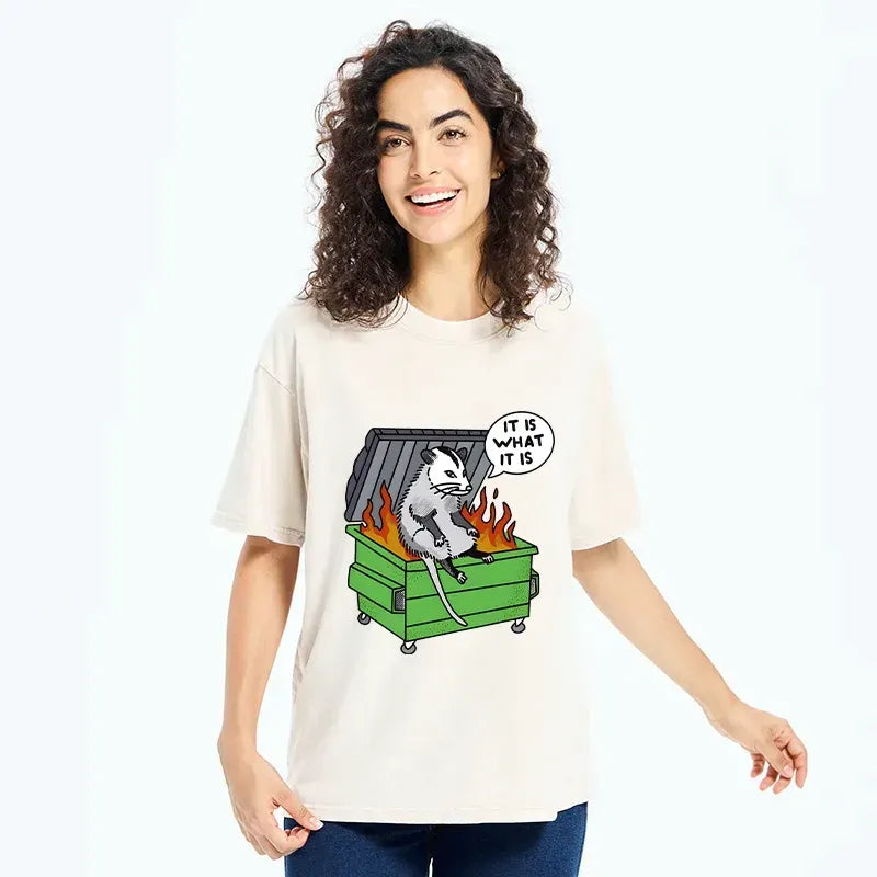 Vintage Washed T-Shirt for Summer