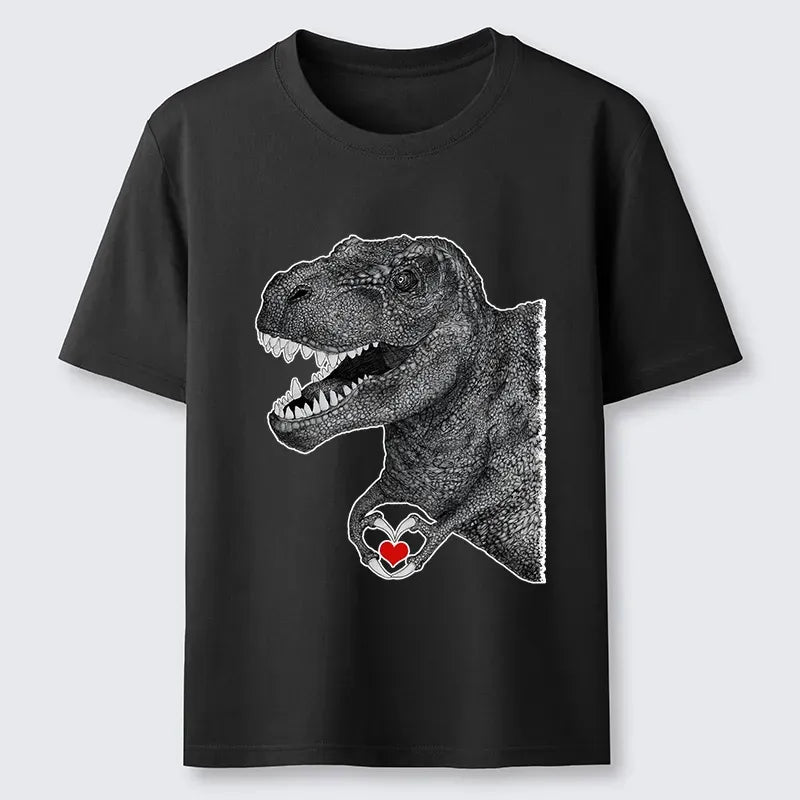 Kyoto-Lion Dinosaur Making A Heart Shape Classic T-Shirt