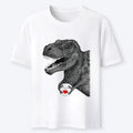 Japanese Dinosaur Making Heart Shape Tee Gift for Him