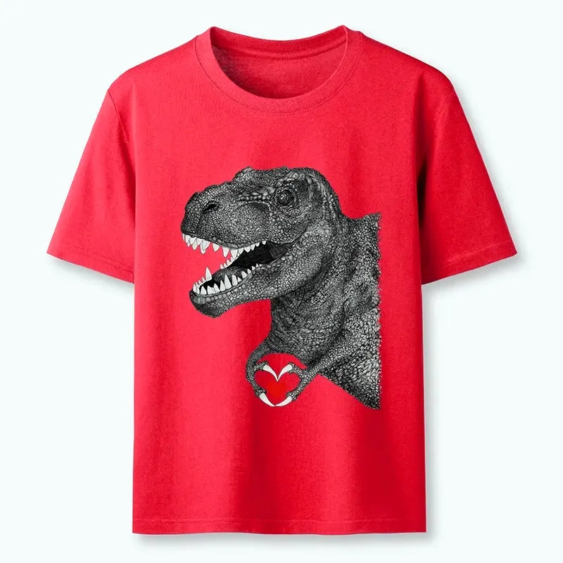 Kyoto-Lion Dinosaur Making A Heart Shape Classic T-Shirt