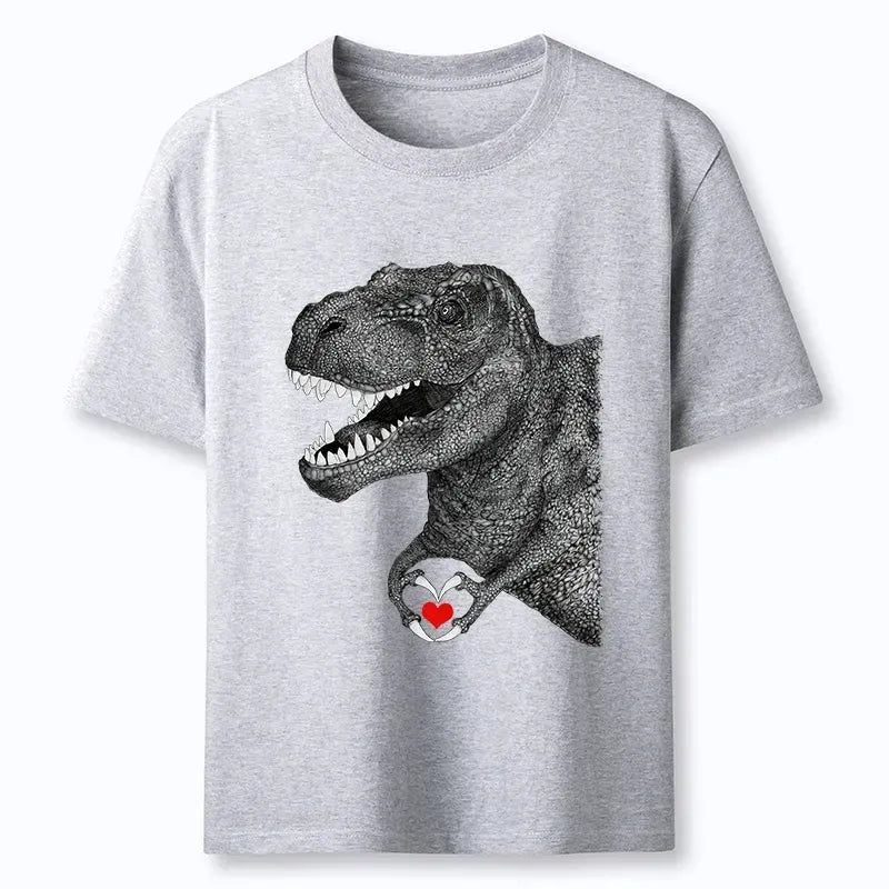 Kyoto-Lion Dinosaur Making A Heart Shape Classic T-Shirt
