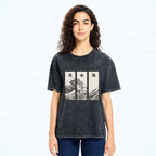 Japanese Wave Washed T-Shirt on Sale