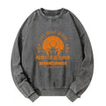 comfortable washed sweatshirt with free shipping